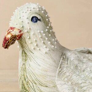 John Derian X Target Beaded Dove Decorative Pillow - Thumbnail 3